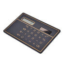 Mini Credit Card Solar Power Pocket Calculator Novelty Small Travel Compact 3c