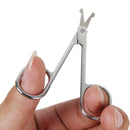 8.5cm Mustache scissors Round Safty Tip Nose Ear Hair Remover Scissor Trimmers