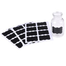 48Pcs fancy black board jam jar label labels stickers decor kitchen supplies FT
