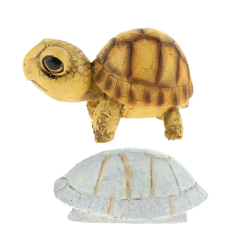 Exquisite and Durable Turtle Hiding Cave Simulation Aquarium Supplies Fish Tank