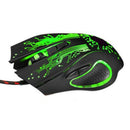 Cool Black 3200 DPI Mice 6 LED Buttons Wired USB Optical Gaming Mouse GRTY POH
