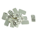 20pcs Alloy Flower Friends Engraved Charms Pendants Jewelry Making Findings