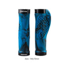 1 Pair MTB Mountain Bike Handlebar Grips Anti-Skid Rubber Cover (Dark Blue) A