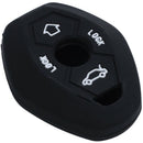 3 Button Remote Key Fob Silicone Case Cover For BMW E46 E39 E63 E36 E81X5 Z