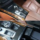 Carbon Fiber Pattern Stickers Decorative Cover Trim Strip For Car Control G