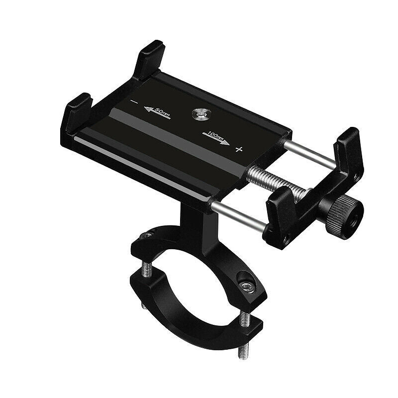 Aluminum Bicycle Phone Holder For 3.5-6.2 Inch Smartphone Adjustable Suppor D7N4