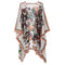 Women Chiffon Kimono Cardigan Floral Print Asymmetric Boho Loose Outerwear