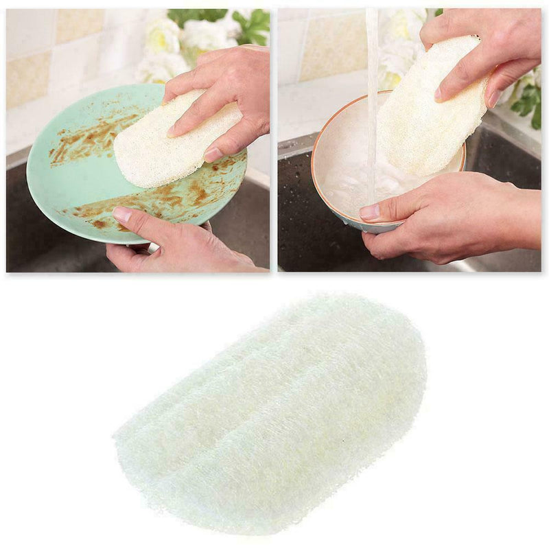 Natural Loofah Luffa Loofa Superfine Fiber Brush For Kitchen Cleaning Brush K1A3