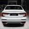 Stainless Steel Car Exhaust Pipe Tail Throat Decor Frame Trim Cover Liner A A6Z8