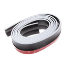 Universal 8ft Front Bumper Lip Splitter Chin Spoiler Body Trim Black&White