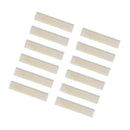 12pcs 52mm Cattle Bone Blank Unslotted Guitar Nuts for Handmade Guitar DIY