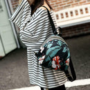 Women Flower Floral Printing Backpacks Teenager Girls Travel School Bags