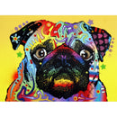 5D DIY Diamond Painting Kits Animal Full Round Drill Picture (B2514 Dog)