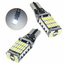 2x T15 W16W 45 SMD 4014 Error Free LED Car Reverse Back 6000K White Light Bulb