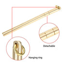 Practical Handmade Retro Frosted Copper Brass Pen Keychain For Outdoor Camping