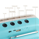 Retro Mini Bluetooth Speaker Mobile Phone Movies TV Holder Music Player Por