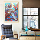 5D DIY Special Shaped Diamond Painting Colorful Bird Cross Stitch Embroider