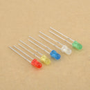 100PCS Useful energy saving 3mm LED Light Bulb Emitting Diode Lamps 5 Colors