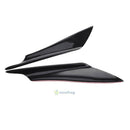 4x Real Carbon Fiber Car Front Bumper Fins Body Spoiler Canards Universal Black