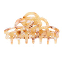 2 Pieces Women Hair Claw Clamps Clips Grips Styling Tool Hair Accessories