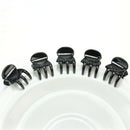 24 Pcs New Fashion Women Girls Plastic Black Mini Hair Claw Styling Clamp Clip