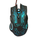Cool Black 3200 DPI Mice 6 LED Buttons Wired USB Optical Gaming Mouse GRTY XKP