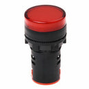 5X(AC 220V Red LED Power Indicator Pilot Single Light Lamp 22mm W3Z5)