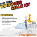 Windscreen Windshield Repair Tool Set DIY Car Kit Wind Crack Glass For Chip K7C6