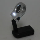 16x 30mm LED Illuminated Magnifier Magnifying Glass Loupe Folding Stand Han