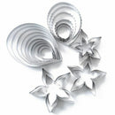 23pc Rose Cookie Cutter Stainless Steel Pastry & Biscuit Cutter Cake Mold P U4O3