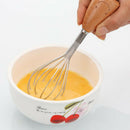 Mini Cute  Smiling Face Handle Egg Beater Whisk Frother Stirrer Mixer Agitator