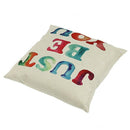 Christmas Decorative Cushion English Words Letters Linen Pillow Throw Case  V9K2