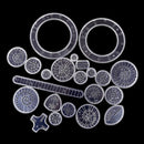 22PCS Accessories creative drawing toys spiral designs educational toys for k ES