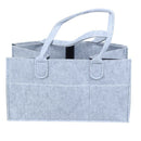 Foldable Baby Diaper Caddy Organiser Removable Lid Storage Bag Kid Toys Por V9P9