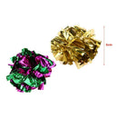 Cat  Mylar Balls Colorful Ring Paper Shiny Crinkly Balls Sound Toys(24pcs)