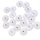 20Pcs DIY Plastic Bobbin Spool For Singer Household Sewing Machine 25 x 11mm