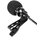 2pcs 3.5mm Jack Computer Clip on The Lapel