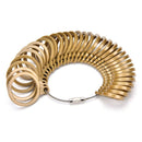 Hot ! Plastic Finger Ring Sizer Tool Jewelry Measure Gauge Equipment EU 43-74 JR