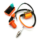 Performance Ignition Coil CDI Box Spark Plug 50cc-125cc ATV Dirt Bike Go Kart