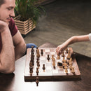 Wooden Chess Pieces Only 32 Pieces, Chess Figures without Board (9.5cm)