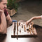 Wooden Chess Pieces Only 32 Pieces, Chess Figures without Board (9.5cm)