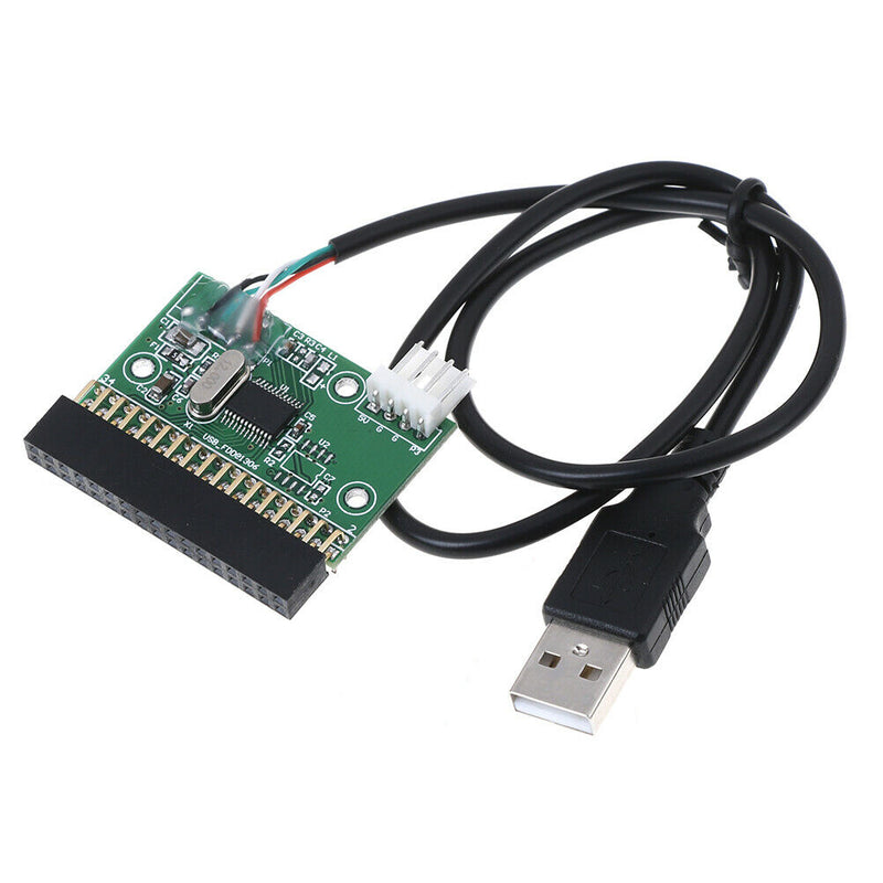 1.44MB 3.5" floppy drive connector 34 PIN 34P to USB cable adapter PCB board OZ