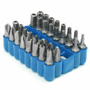 Security Bit Set Tamper Proof Torx Spanner Screwdriver Star Hex Holder Rod Kit
