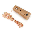 2m Cork Shaped Wine Bottle Light DIY LED Fairy String Lamp (Warm White) A