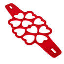 Pancake Egg Ring Maker Silicone Nonstick Kitchen Cooking Tool With 10 Holes