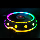 RGB CPU Cooler LED Heatsink 3 Pin Intel AMD PC Processor Desktop Cooling FaS.AU