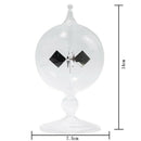 Clear Solar Power Radiometer Sun Light Energy Spinning Vanes Glass Radiomet