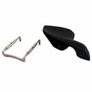 15Pcs Violin Parts Ebony Wood 4/4 Violin Parts Accessories Bridge Chin rest Q9A6