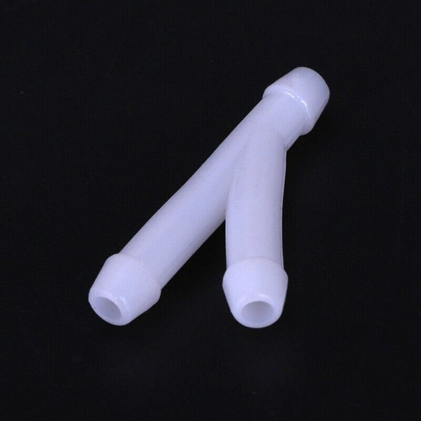 50Pcs Car Garden Home 6mm Plastic Y Piece Tube Pipe Hose Connector Joiner