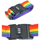 Luggage Straps Adjustable Suitcase Baggage Belts with 3-Dial Combination Lo-3C